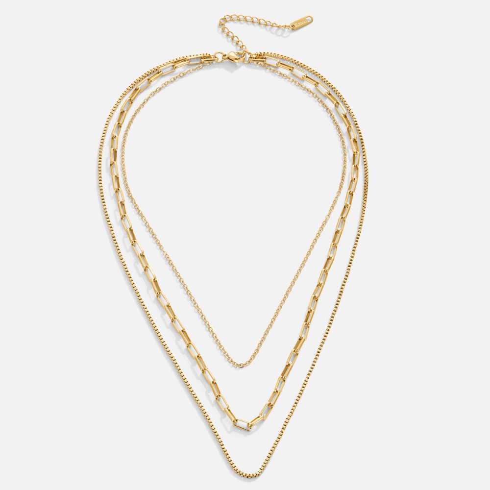 Myla Flerlags Halskjede | 18k Gull