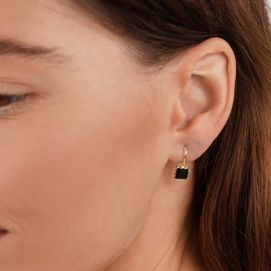 Krystalløredobber Wonder | 18k Gull