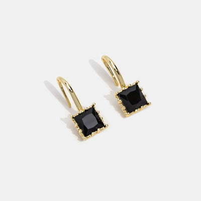 Krystall Hengeøredobber Cud | 14k Gull
