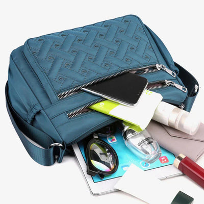 Mathisens™ | Nylon skulderveske med budbringere