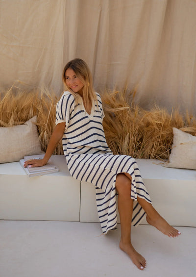 Sophia™ | Stripete strikket sommerkjole