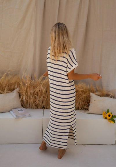 Sophia™ | Stripete strikket sommerkjole
