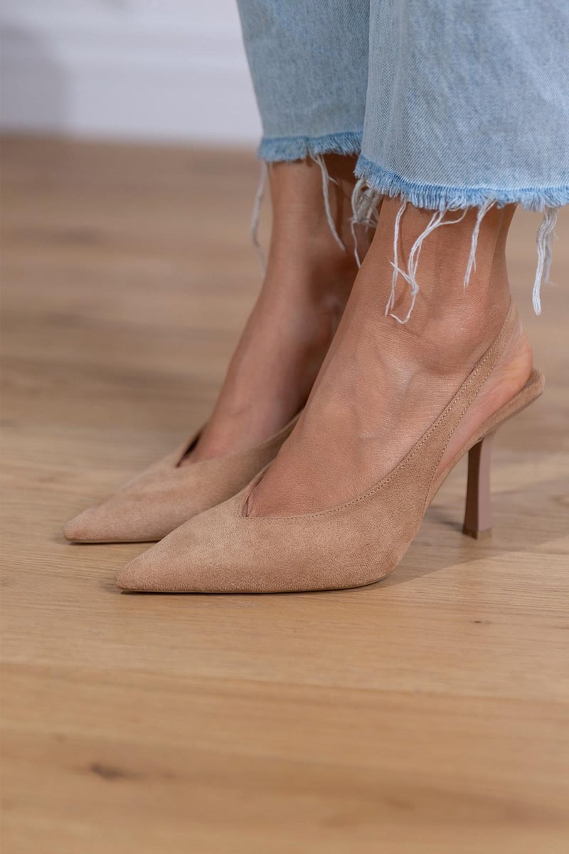 FABIANA | Elegante Stiletto Slingback for en Chic Look