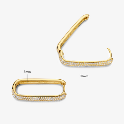 Butikk Ikon Pavé Ringer | Gull 16k