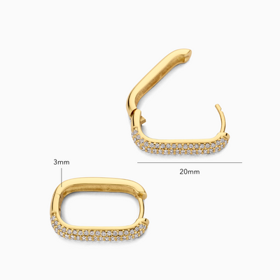 Ikon Pavé-Dekk | Gull 18k