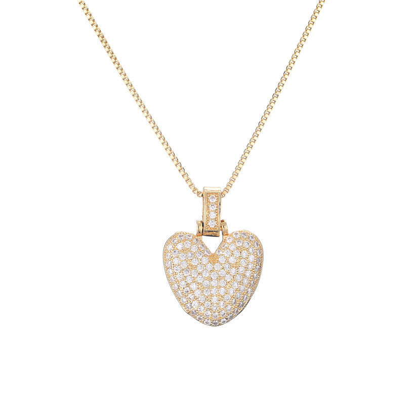 Pave Bubble Halskjede med Initial | 18k Gull